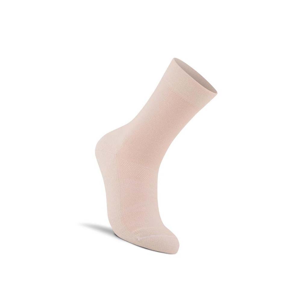 Women\'s Ecco Dress Short-Crew Socks Beige | USA 422UZG